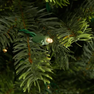 Künstliche Weihnachtsbäume^DecoWoerner Künstlicher Weihnachtsbaum Nordmanntanne Mit LED 240 Cm grün
