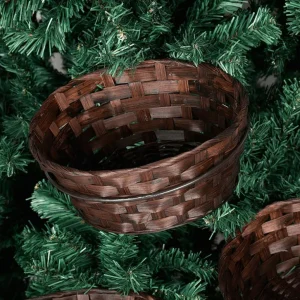 Künstliche Weihnachtsbäume^DecoWoerner Künstlicher Weihnachtsbaum Mit 20 Körben Für Geschenke Und Ware 195 Cm grün