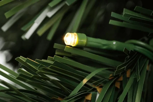 Künstliche Weihnachtsbäume^DecoWoerner Künstlicher Weihnachtsbaum Weißtanne Mit LED 180 Cm grün