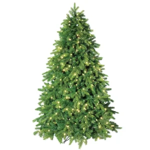 Künstliche Weihnachtsbäume^DecoWoerner Künstlicher Weihnachtsbaum Nordmanntanne Mit LED 180 Cm grün