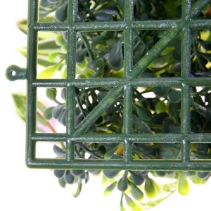 Pflanzenwände^DecoWoerner Künstliches Fittonia-Buchs-Paneel 25 X 25 Cm grün