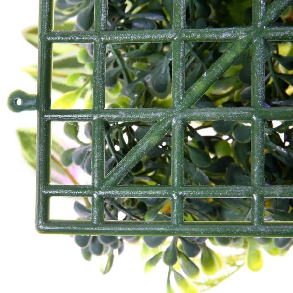 Pflanzenwände^DecoWoerner Künstliches Fittonia-Buchs-Paneel 25 X 25 Cm grün