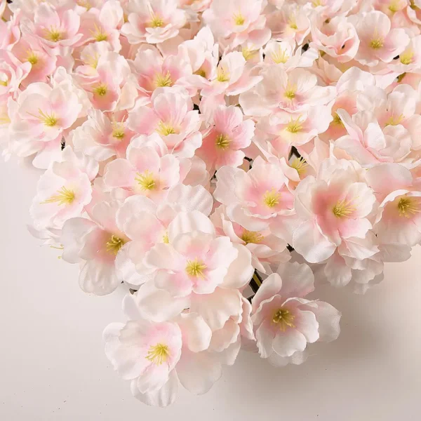 Pflanzenwände^DecoWoerner Künstliches Kirschblüten-Paneel rosa