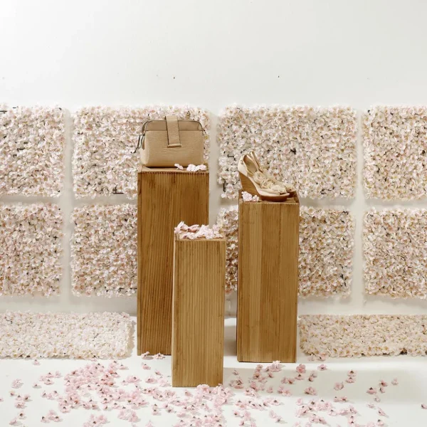 Pflanzenwände^DecoWoerner Künstliches Kirschblüten-Paneel rosa