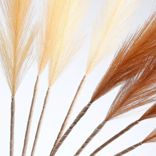 Dekogras^DecoWoerner Künstliches Pampas Gras, 115 Cm Lang, 2 Stück braun