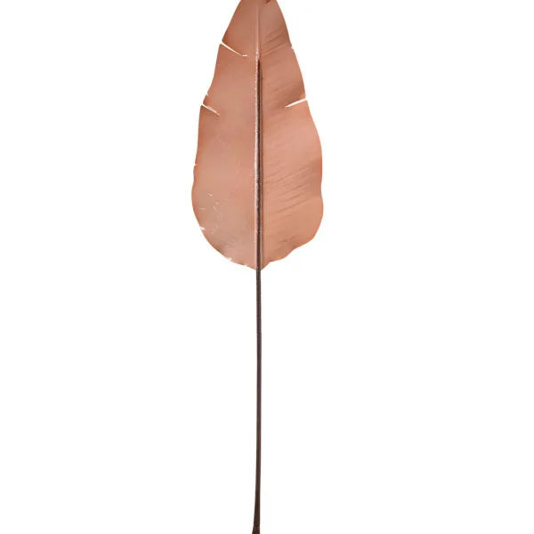 Herbstdeko^DecoWoerner Künstliches Strelizienblatt 108 Cm rosa