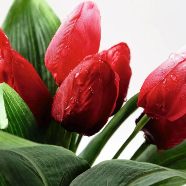 Frühlingsdeko | Kunstblumen^DecoWoerner Künstliches Tulpen-Bouquet mehrfarbig