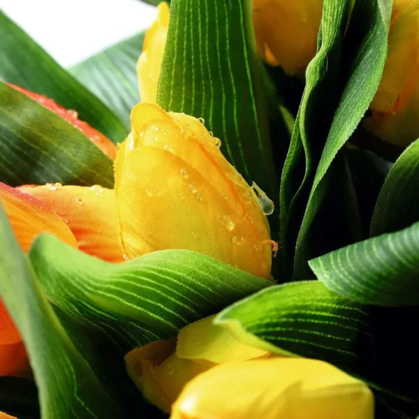 Frühlingsdeko | Kunstblumen^DecoWoerner Künstliches Tulpen-Bouquet mehrfarbig