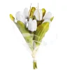 Kunstblumen | Blumensträuße & Blumenkränze^DecoWoerner Künstliches Tulpen-Bouquet , 30 Cm weiß