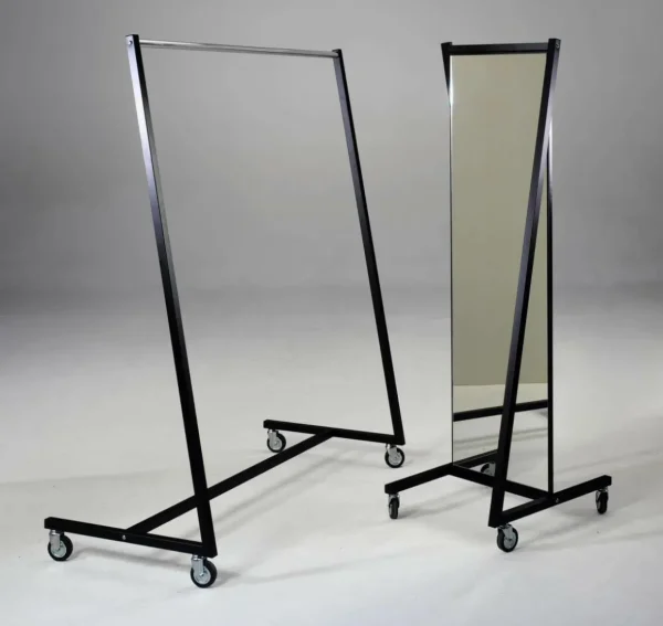 Warenpräsentation^DecoWoerner Konfektions- Und Wandspiegel VOGUE, 168 Cm Hoch Grau