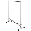 Kleiderständer^DecoWoerner Konfektionsständer "Cross" Fixe Höhe 170 Cm, silber