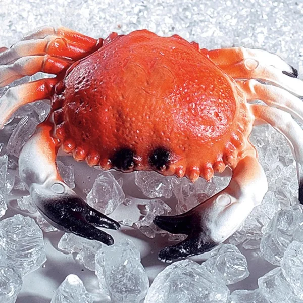 Sommerdeko | Fisch & Meeresfrüchte^DecoWoerner Krabbe Lebensmittel-Attrappe 20 Cm orange