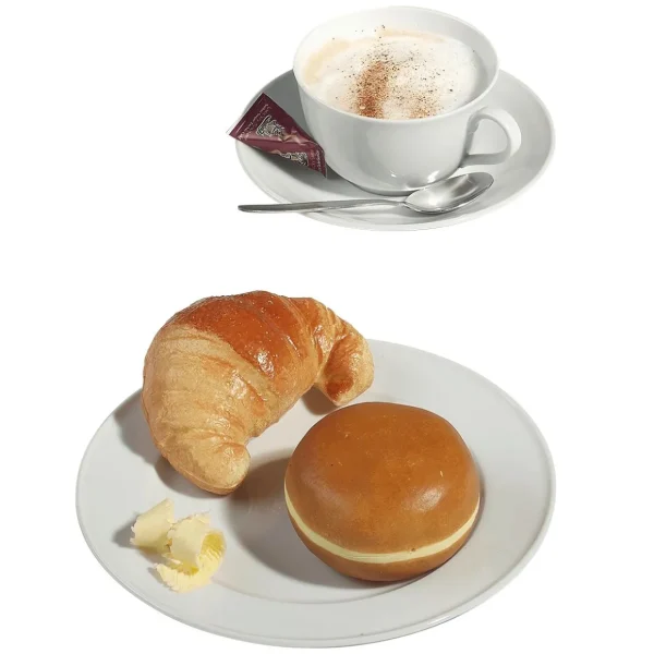 Brot & Kuchen^DecoWoerner Krapfen Lebensmittel-Attrappe, Pack á 3 Stück braun