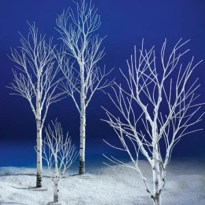 Winterdeko | Kunstbäume^DecoWoerner Kunstbaum Birke Ohne Blätter, 125 Cm weiß