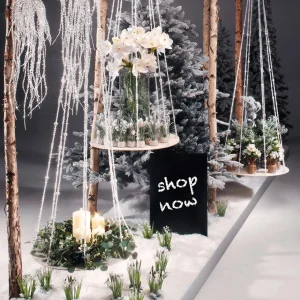 Frühlingsdeko | Kunstblumen^DecoWoerner Kunstblume Schneeglöckchen Im Topf, 20 Cm Hoch weiß