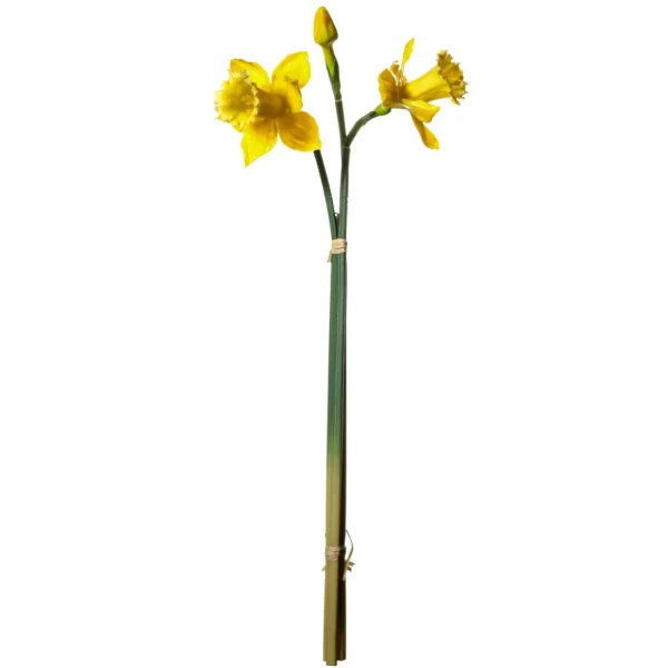 Herbstdeko | Kunstblumen^DecoWoerner Kunstblumen, Narzissen Bund à 3 Stück gelb