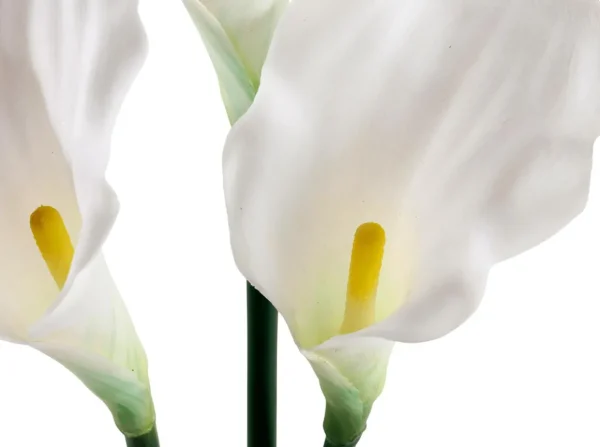 Kunstblumen^DecoWoerner Kunstblumen-Bund-Calla 50 Cm weiß