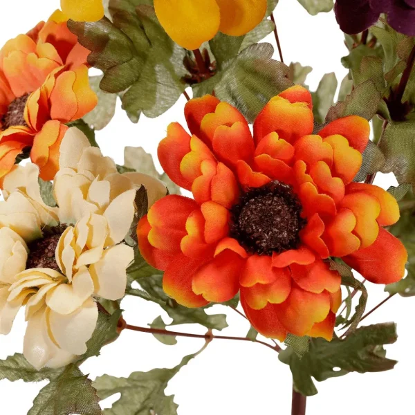 Herbstdeko | Blumensträuße & Blumenkränze^DecoWoerner Kunstblumenstrauß Zinnien, 37 Cm mehrfarbig