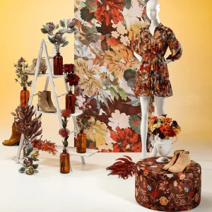 Herbstdeko | Blumensträuße & Blumenkränze^DecoWoerner Kunstblumenstrauß Zinnien, 37 Cm mehrfarbig