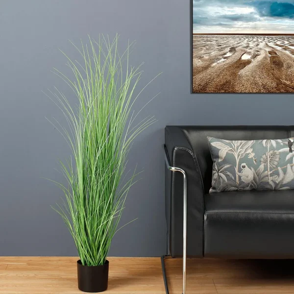 Dekogras^DecoWoerner Kunstgras Im Topf 120 Cm grün