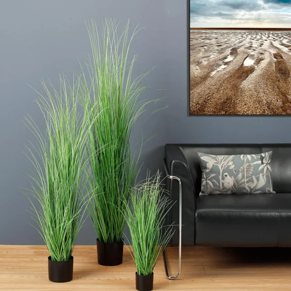 Dekogras^DecoWoerner Kunstgras Im Topf 120 Cm grün