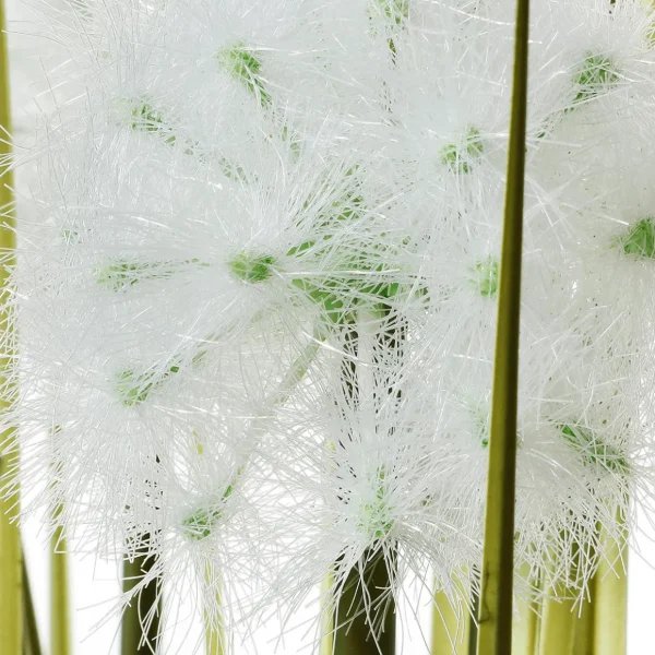 Dekogras^DecoWoerner Kunstgras Mit Pusteblumen Im Schwarzen Topf 85 Cm grün