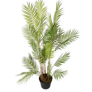 Sommerdeko | Kunstbäume^DecoWoerner Kunstpalme Areca Im Topf, 120 Cm grün