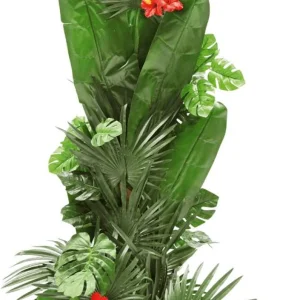 Sommerdeko | Blätter^DecoWoerner Kunstpalmen-Fächer-Blatt 2 Stück, 66cm grün