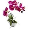 Zimmerpflanzen | Kunstblumen^DecoWoerner Kunstpflanze Orchidee Im Topf Pink , 28 Cm rosa