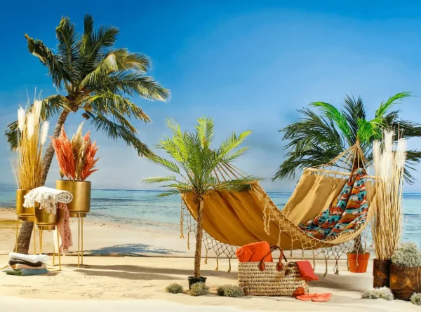 Sommerdeko | Dekogras^DecoWoerner Kunstpflanze Schilfgras Im Topf, 110 Cm Beige