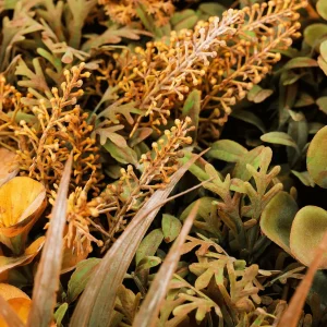 Herbstdeko | Pflanzenwände^DecoWoerner Kunstpflanzen-Paneel Dry-Look, 74 Cm orange