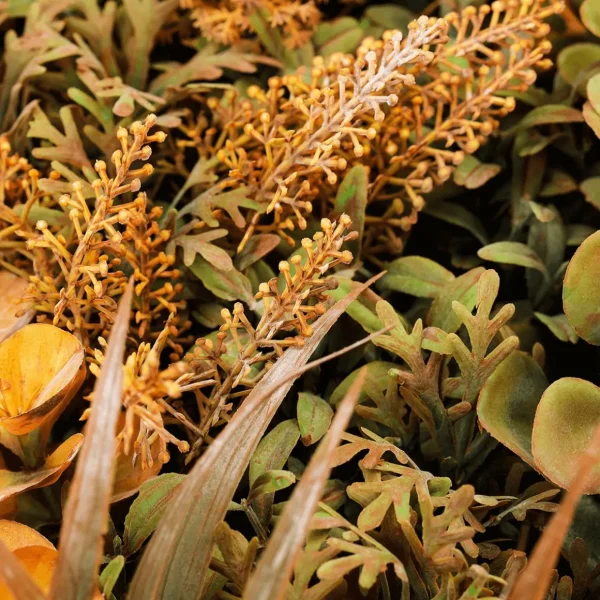 Herbstdeko | Pflanzenwände^DecoWoerner Kunstpflanzen-Paneel Dry-Look, 74 Cm orange