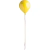 Frühlingsdeko^DecoWoerner Kunststoff-Ballon Gelb 28 Cm Ø