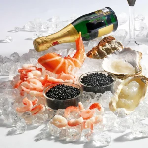 Streudeko | Winterdeko^DecoWoerner Kunststoff-Eiswürfel Lebensmittelecht, 12 Stück transparent