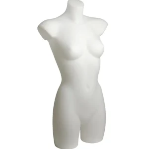 Schaufensterpuppen^DecoWoerner Kunststoff-Torso Dame 81 Cm, weiß