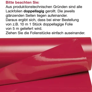 Lack- Dekor- & Stanzoptikfolien^DecoWoerner Lackfolie 130 Cm blau