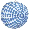 Themen-Deko^DecoWoerner Lampion "Bayern" Schwer Entflammbar 25 Cm Ø blau