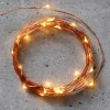 Deko-Licht^DecoWoerner LED Batterie-Draht-Lichterkette Für Innen, 5 M braun
