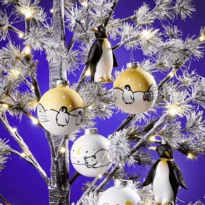 Kunstbäume | Weihnachtsbeleuchtung^DecoWoerner LED Baum Warmweiß 210 Cm braun