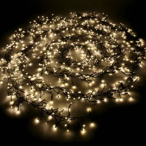 Weihnachtsbeleuchtung^DecoWoerner LED Cluster Lichterkette Mit Timer Für Außen, 600 Cm