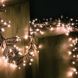 Weihnachtsbeleuchtung^DecoWoerner LED Cluster Lichterkette Mit Timer Für Außen, 600 Cm