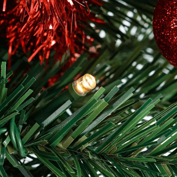 Tischbäume & Tannenzweige^DecoWoerner LED Deko Tannenbaum Im Jutesäckchen 60 Cm grün