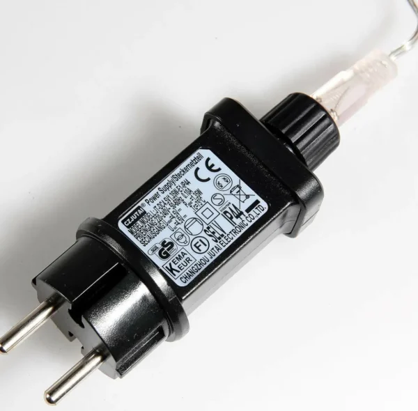 Weihnachtsbeleuchtung^DecoWoerner LED Draht Lichterkette Für Außen, 10 M, silber
