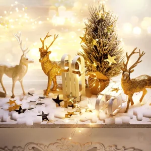 Weihnachtsbeleuchtung^DecoWoerner LED Draht Lichterkette Für Außen, 5 M silber
