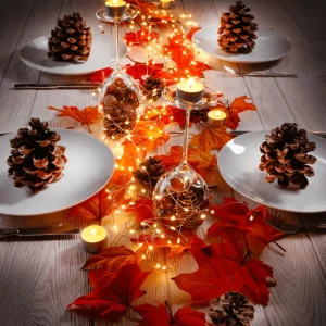 Weihnachtsbeleuchtung^DecoWoerner LED Draht Lichterkette Für Außen, 5 M silber