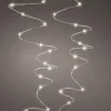 Weihnachtsbeleuchtung^DecoWoerner LED Drahtlichterkette Mit Viel Licht silber