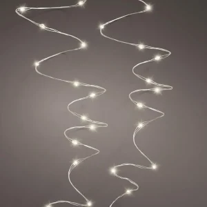 Weihnachtsbeleuchtung^DecoWoerner LED Drahtlichterkette Mit Viel Licht silber