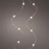 Weihnachtsbeleuchtung^DecoWoerner LED Drahtlichterketten Batteriebetrieben silber