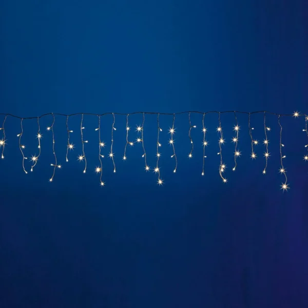 Weihnachtsbeleuchtung^DecoWoerner LED Icicle-Light Für Außen, 200 Cm weiß