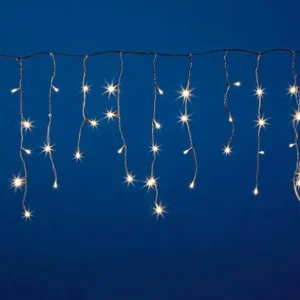 Weihnachtsbeleuchtung^DecoWoerner LED Icicle-Light Für Außen, 200 Cm weiß